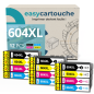 Pack compatible avec EPSON 604XL, 12 cartouches